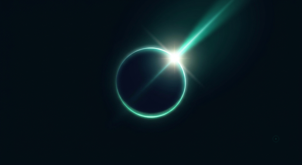 Illumentis — der Diamond-Ring-Effekt, Symbol der Emersio-Lichtstrahl-Markenidentität